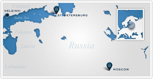 Leading Hotels of the World_Russia Map